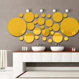 3D Acrylic Mirror Wall Sticker