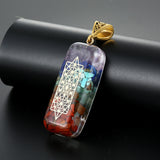 7 Crystal Chakra Healing Energy Jewelry Necklace Amulet