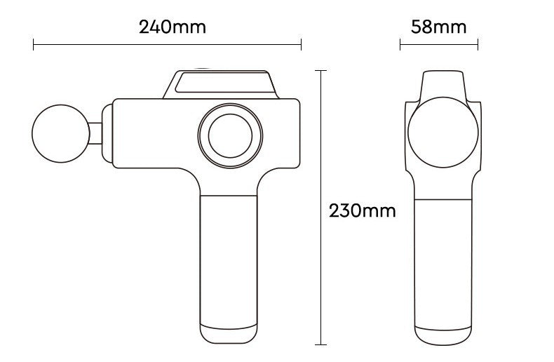 Massage Gun Small Muscle Massager Household