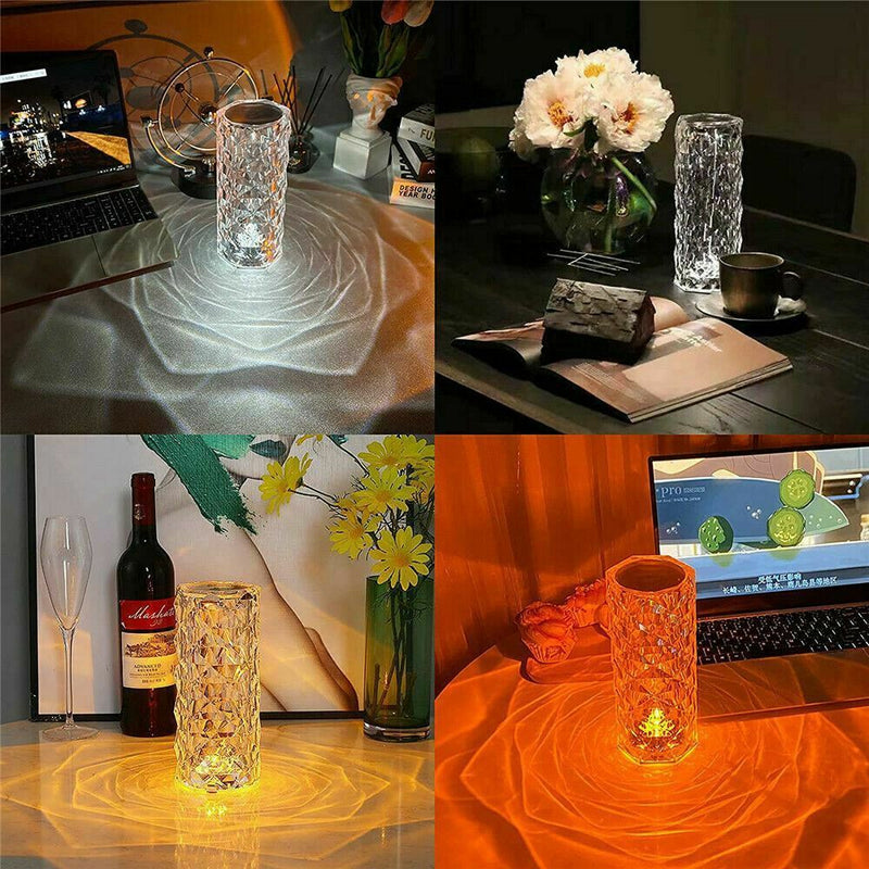 LED Crystal Table Lamp