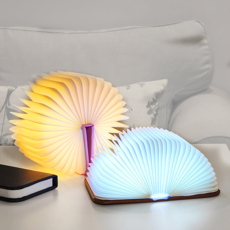 luminous book bedside lamp