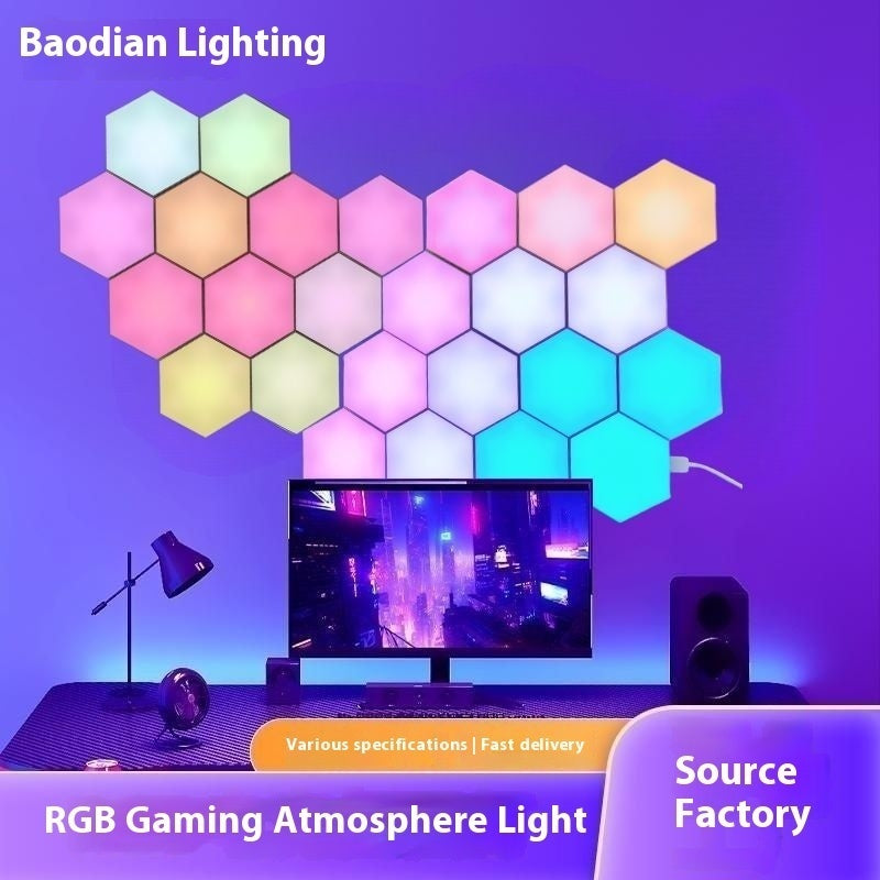 Background Wall Quantum Esports Atmosphere Light Strange Light Board